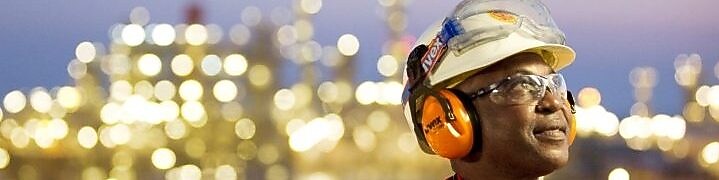 Employee at GTL plant