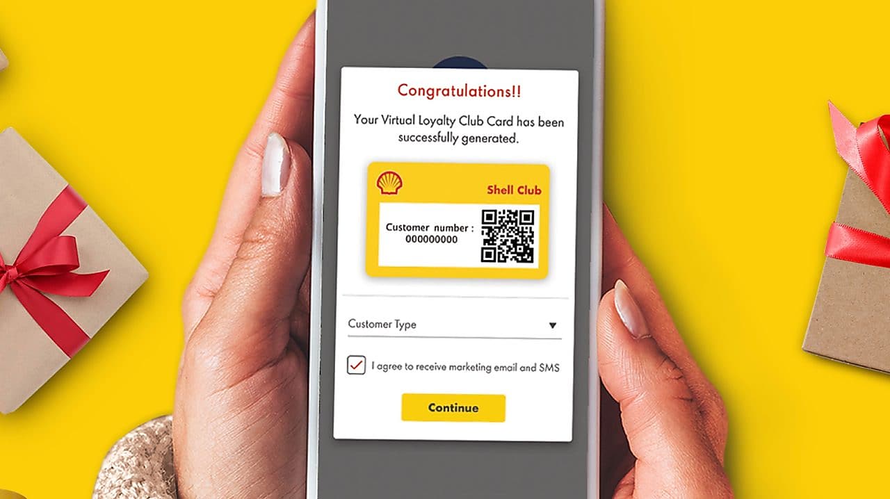 shellclub app in mobile