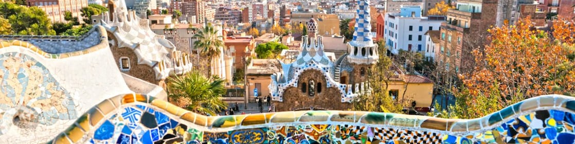 Park Guell in Barcelona, Spain