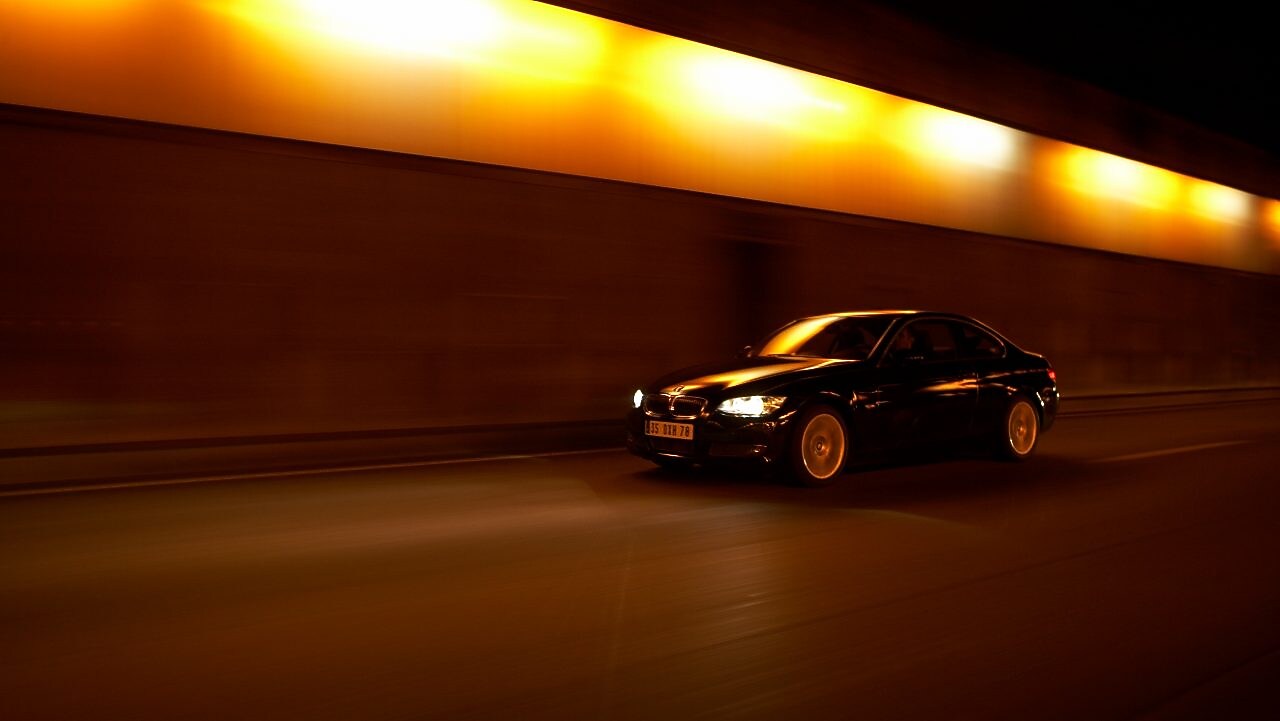 Car in the tunnel