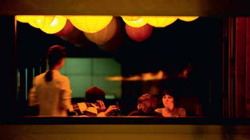 people sitting at restaurant