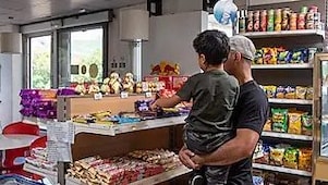 man with child