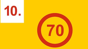 speed limit 70 sign