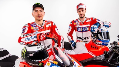 Andrea Dovizioso and Jorge Lorenzo