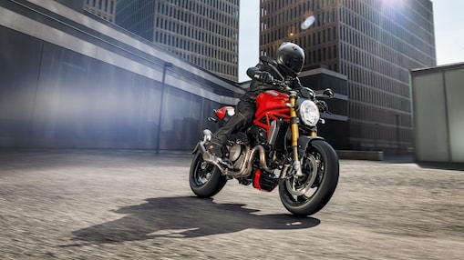 premium biker riding a bike