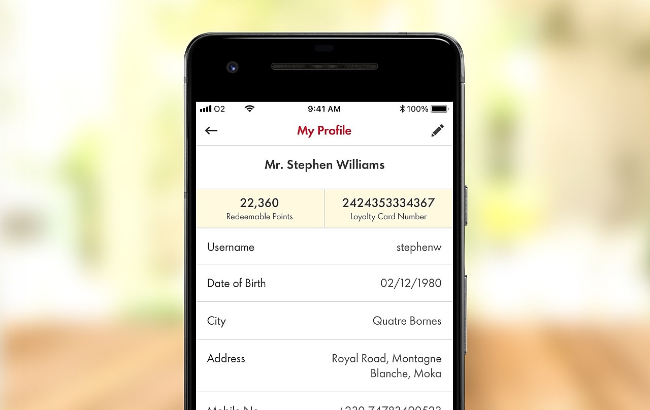 View and update your profile